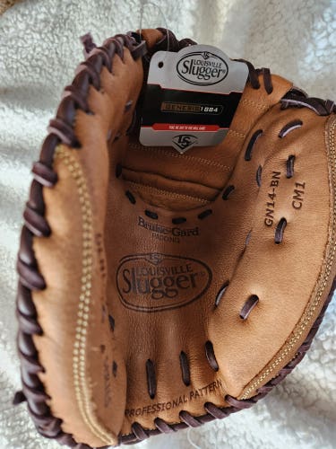 New Louisville Slugger Left Hand Throw youth Catcher's Genesis 1884 Baseball Glove 32" EASY BREAK IN