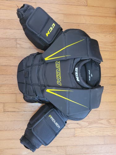 Used Small/Medium CCM Premier Goalie Chest Protector