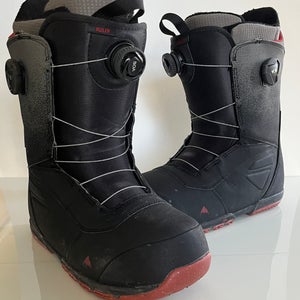 Used Men's Size 11 (Women's 12) Burton Ruler Snowboard Boots Medium Flex