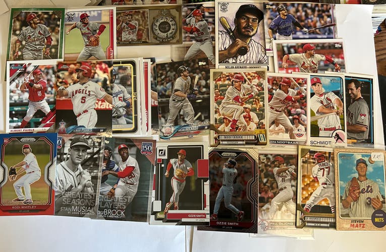 St. Louis Cardinals Lot-Arenado, Goldy, Pujols, Rookies