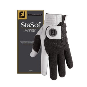 FootJoy StaSoft Winter Golf Gloves Pair Pearl Cadet X-Large