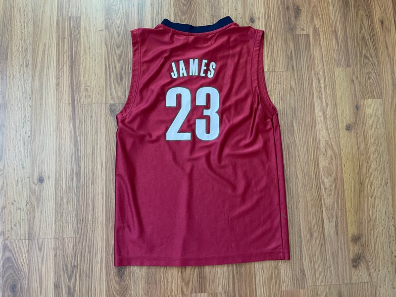 LEBRON JAMES CLEVELAND CAVALIERS 23 JERSEY T SHIRT Nike Tee Dri-Fit YOUTH  XL