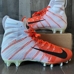Nike Vapor Untouchable 3 Elite Football Cleats Orange White