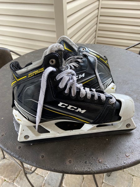 Used CCM Regular Width Size 9 Tacks 9060 Hockey Goalie Skates