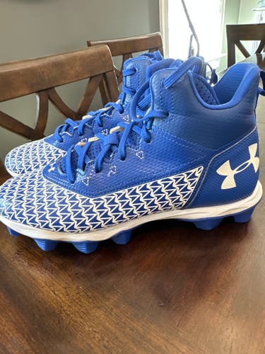 Used Size 6.5 (Women's 7.5) Molded Cleats Under Armour High Top Spotlight MC