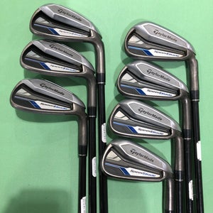 Used Men's TaylorMade Speedblade Right-Handed Golf Iron Set (Number of Clubs: 7)