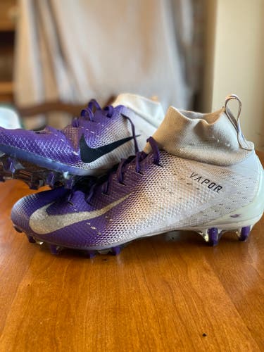 UAlbany Custom Nike Vapor Cleats Size 10
