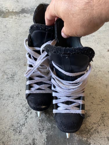 Used Bauer Regular Width Size 1 Impact 75 Hockey Skates