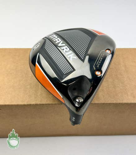 Used Right Handed Callaway Mavrik Driver 9* HEAD ONLY Golf Club