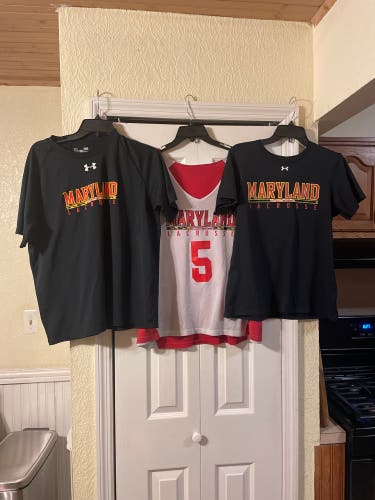 UA Maryland Lacrosse 2 Shooting Shirts and Practice Pinnie