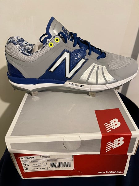Blue Men's Metal Low Top