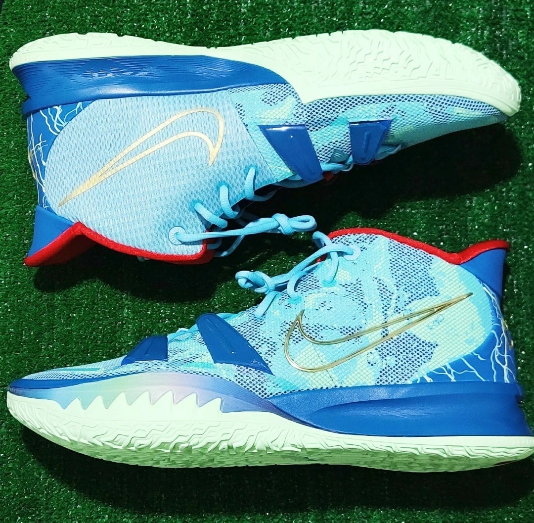 kyrie 7 bleached aqua