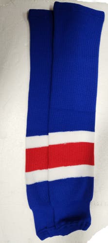 Pear Socks, Ranger Colors, Knit Senoir Hockey Socks