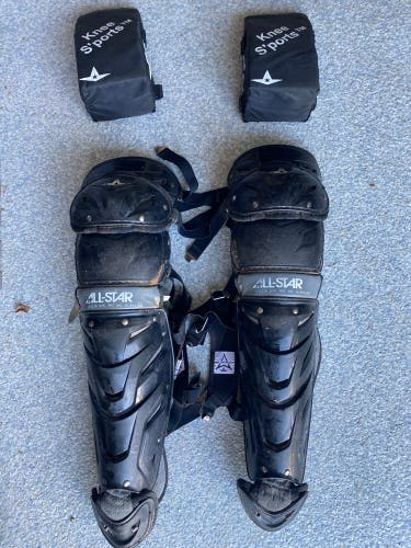 Used Intermediate All Star Catcher's Leg Guards