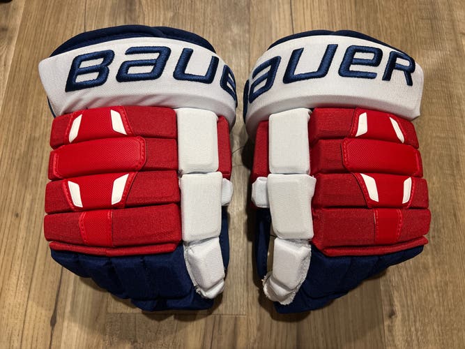 Bauer Nexus 2N pro stock hockey gloves New York Rangers