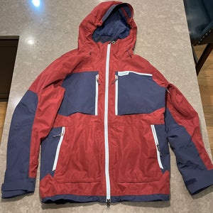 Red/Blue Burton Frostner Jacket Size Large