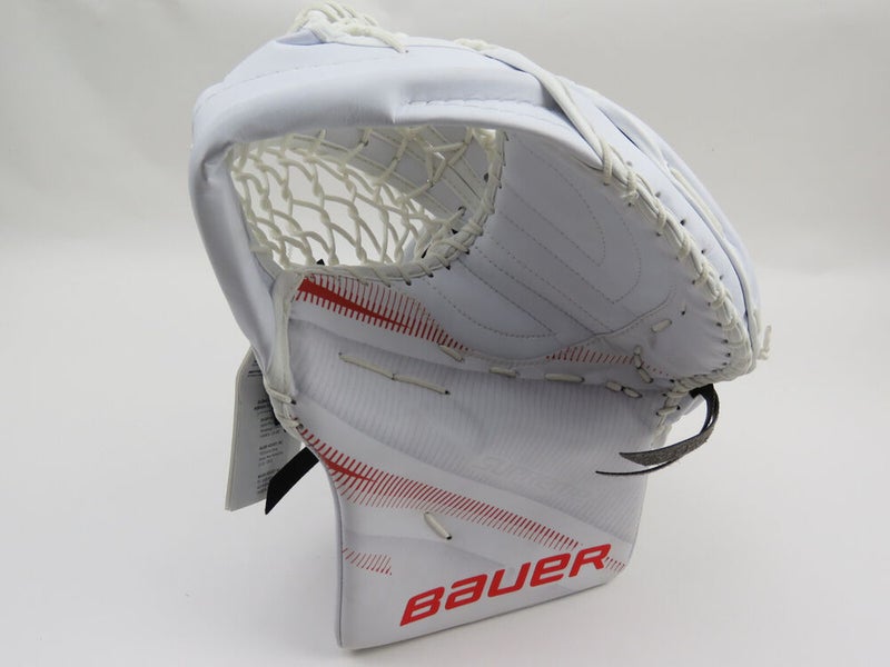 JRZ Bauer Carolina Hurricanes NHL Pro Stock Hockey Goalie Glove Catcher REIMER