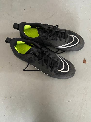 Black Men's Size 10 (Women's 11) Low Top Alpha Huarache 8 Pro