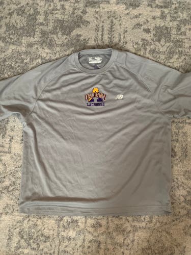 Gray Used Men's Albany Lacrosse New Balance Shirt