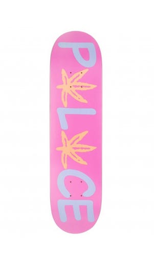 Palace Skateboards "PWLWCE" Logo Pink/Multicolor Skateboard Deck Triferg New