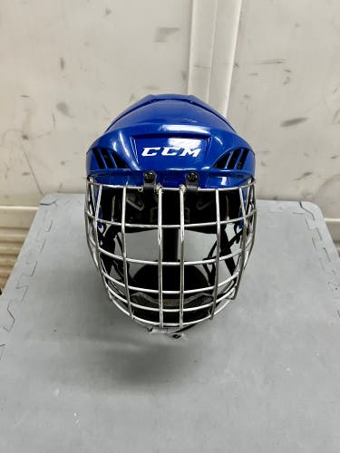 CCM FL80 Helmet Size large Blue Senior
