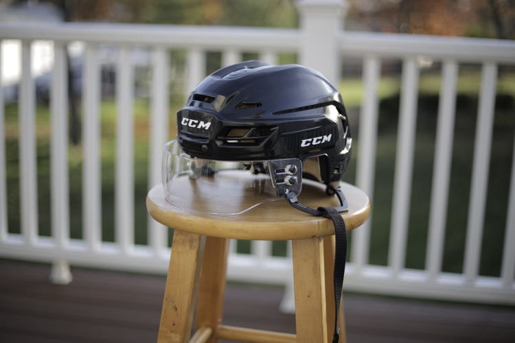 Used Large CCM Tacks 110 Helmet w/ Pro-cut Visor - Black