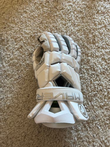 Used Player's Maverik 14" Max Lacrosse Gloves