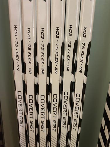 New Right Handed W03 Covert QR5T Hockey Stick Two Pack