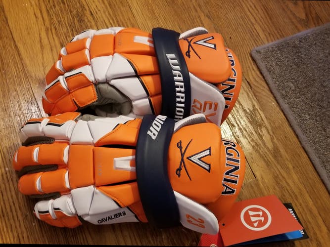 New Warrior EVO QX Lacrosse Gloves large