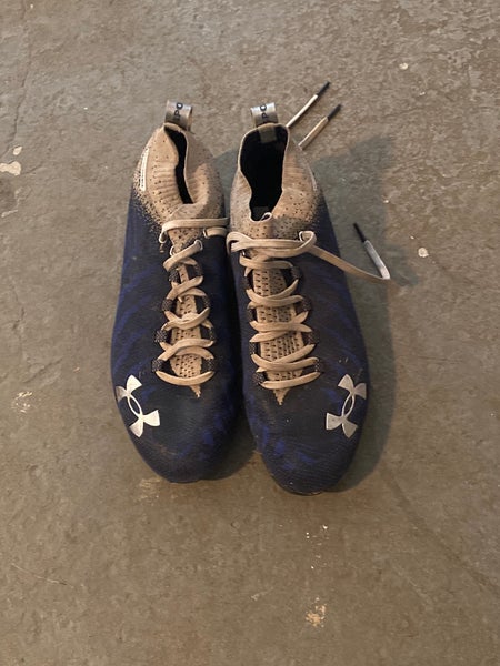 Blue Men's Molded Cleats Under Armour Cleats