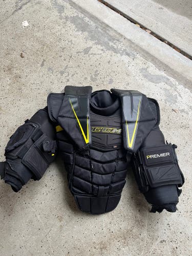 Used Large CCM Pro Stock Premier Pro Goalie Chest Protector