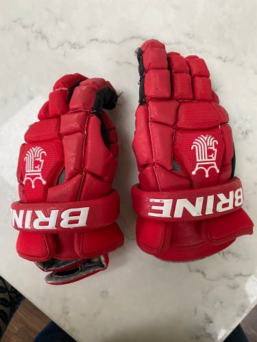 Used Brine 12" King Lacrosse Gloves
