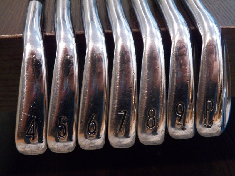 Used Men's Titleist Right Handed T100 Iron Set Stiff Flex 7 Pieces