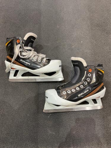 Junior Used Bauer Pro Hockey Goalie Skates D&R (Regular) Retail 5.0