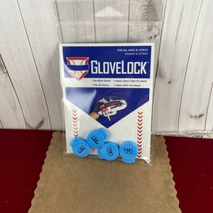 New Columbia Blue Glove Locks Keep Baseball Glove Laces Tight Free Shipping USA Only