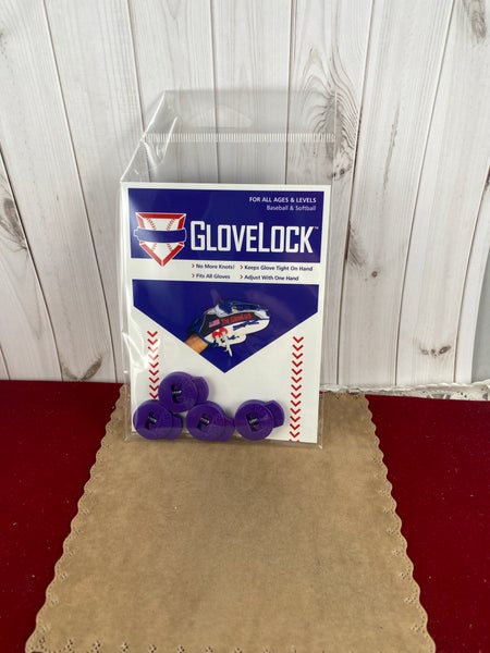 New Blond Beige Glove Locks Keep Baseball Glove Laces Tight Free Shipping USA Only