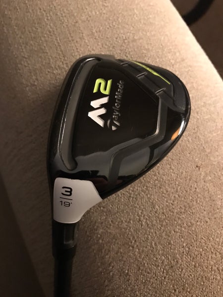 2017 TaylorMade M2 19* 3 Hybrid Graphite Reax 75g Stiff Flex Left Hand