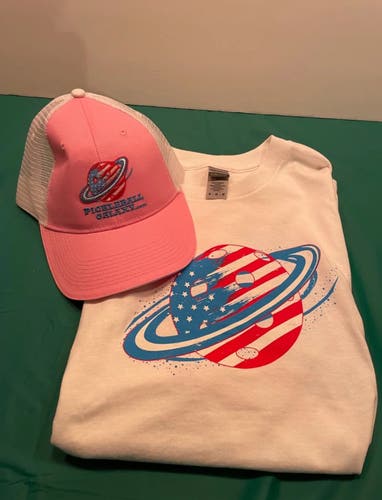 Pickleball T-shirt and hat