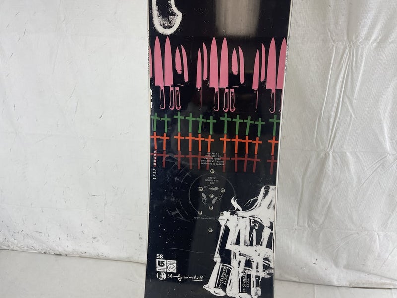 Wiskunde Plons Bedienen Used Burton Fragment Knives Andy Warhol 158 Cm Men's Snowboard |  SidelineSwap
