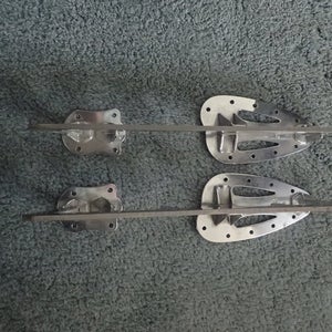 VINTAGE UNBRANDED GOALIE Blades  1 Pair 254mm (10")