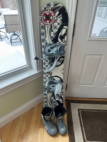 Kid's With Bindings Snowboard
