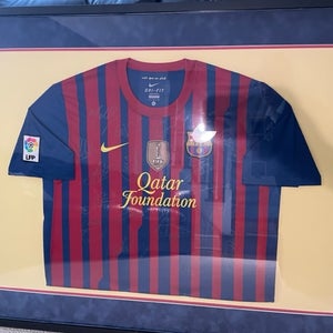 Authentic Nike FC Barcelona 2011/12 Team Signed Jersey
