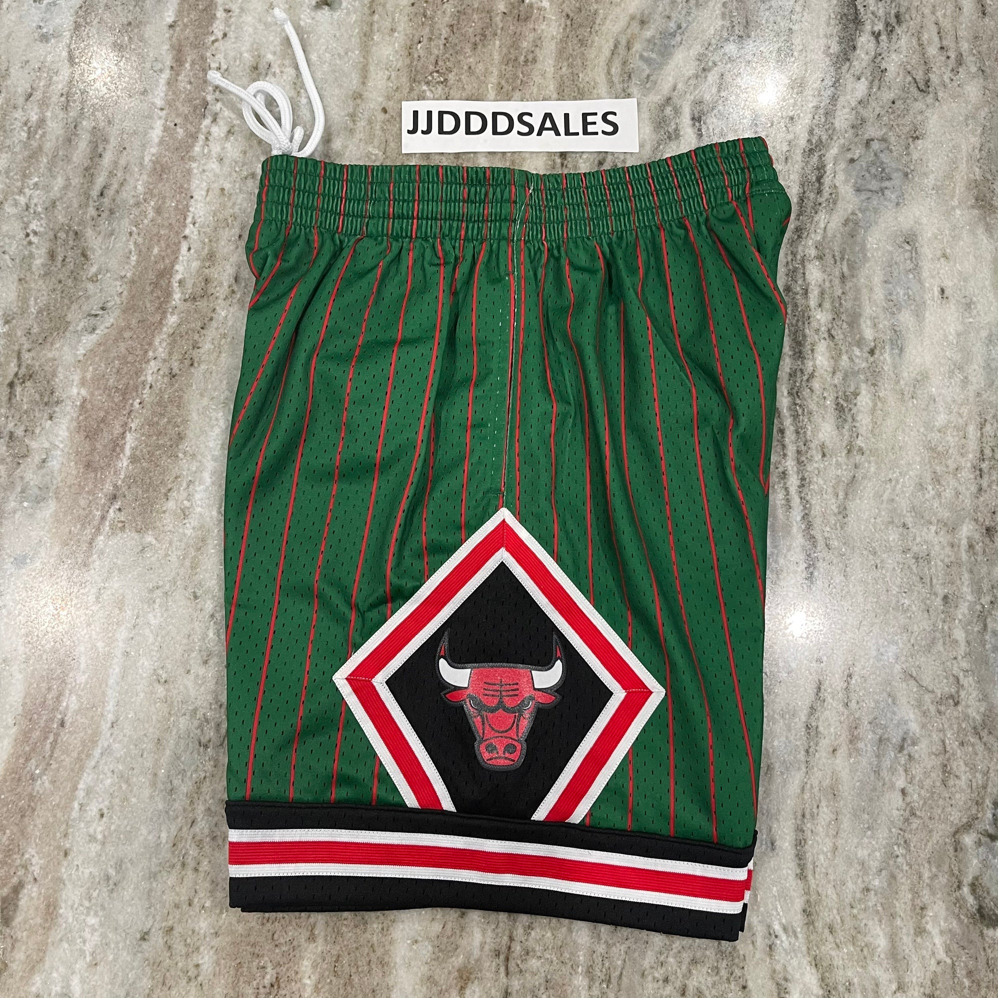 Swingman Chicago Bulls Green Pinstripe 1995 Shorts – Sports World 165