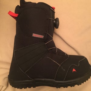 Kid’s Burton Zip-Line Boa Snowboard Boots Size 5.0 (Women's 6.0)