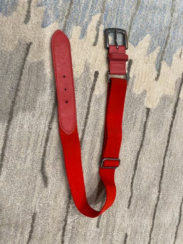 Red Nike Baseball Belt Adjustable