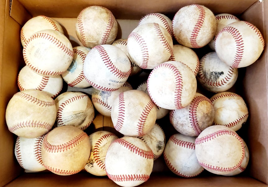30 Used Baseballs