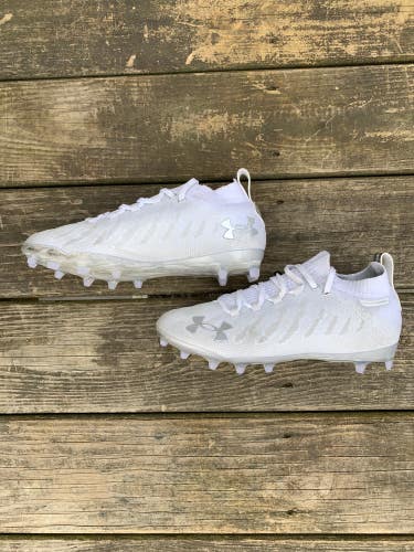 Used Under Armour Spotlight Low-Top Lacrosse Cleats - Size: M 9.5 (W 10.5)