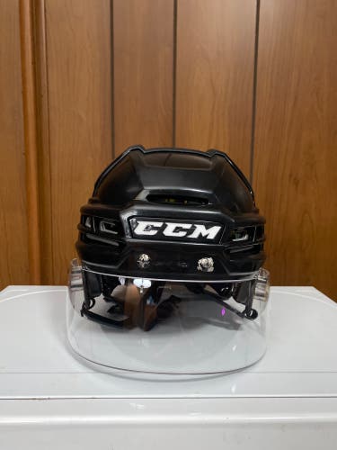 Used Medium CCM Tacks 910 Helmet And CCM Visor