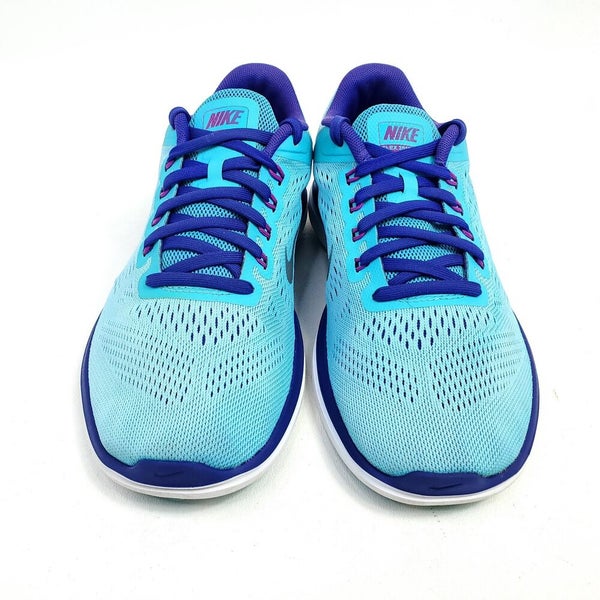 Flex 2016 Run Womens Running Shoes 7.5 Sneakers 830751-400 Gamma Blue |