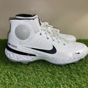 Nike Alpha Huarache Elite 3 Mid Metal Baseball Cleats CV3550-105 Men’s 9.5 NEW
